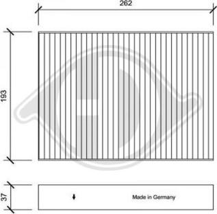 Diederichs DCI1193 - Filtre, air de l'habitacle cwaw.fr