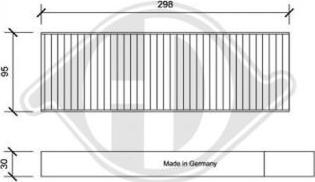 Diederichs DCI1192S - Filtre, air de l'habitacle cwaw.fr