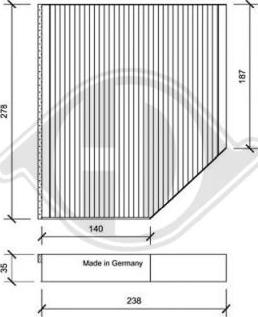 Diederichs DCI1163 - Filtre, air de l'habitacle cwaw.fr