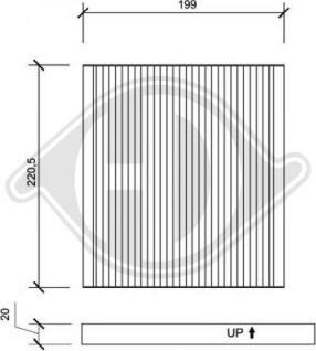 Diederichs DCI1102 - Filtre, air de l'habitacle cwaw.fr