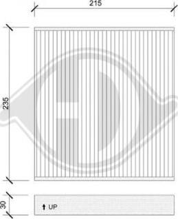 Diederichs DCI1139 - Filtre, air de l'habitacle cwaw.fr