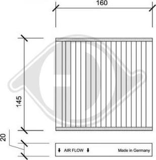 Diederichs DCI1130 - Filtre, air de l'habitacle cwaw.fr