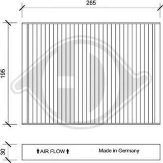 Diederichs DCI1178 - Filtre, air de l'habitacle cwaw.fr