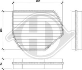 Diederichs DCI1800 - Filtre, air de l'habitacle cwaw.fr