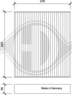 Diederichs DCI1208 - Filtre, air de l'habitacle cwaw.fr