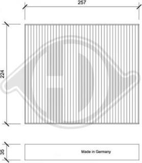 Diederichs DCI1213 - Filtre, air de l'habitacle cwaw.fr