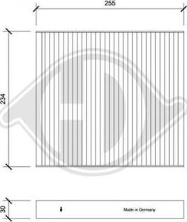 Diederichs DCI1236 - Filtre, air de l'habitacle cwaw.fr