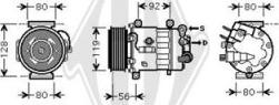 Diederichs DCK1450 - Compresseur, climatisation cwaw.fr