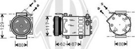 Diederichs DCK1465 - Compresseur, climatisation cwaw.fr