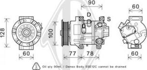 Diederichs DCK1554 - Compresseur, climatisation cwaw.fr