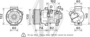 Diederichs DCK1556 - Compresseur, climatisation cwaw.fr