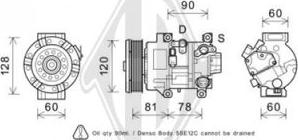 Diederichs DCK1551 - Compresseur, climatisation cwaw.fr