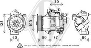 Diederichs DCK1558 - Compresseur, climatisation cwaw.fr