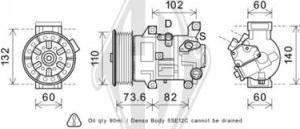 Diederichs DCK1557 - Compresseur, climatisation cwaw.fr