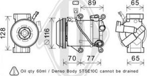 Diederichs DCK1566 - Compresseur, climatisation cwaw.fr