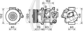 Diederichs DCK1562 - Compresseur, climatisation cwaw.fr