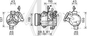 Diederichs DCK1527 - Compresseur, climatisation cwaw.fr