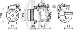 Diederichs DCK1699 - Compresseur, climatisation cwaw.fr