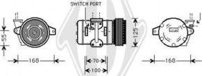 Diederichs DCK1600 - Compresseur, climatisation cwaw.fr