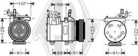 Diederichs DCK1628 - Compresseur, climatisation cwaw.fr