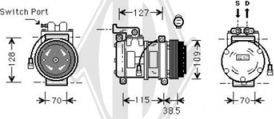 Diederichs DCK1018 - Compresseur, climatisation cwaw.fr