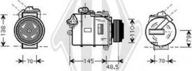 Diederichs DCK1109 - Compresseur, climatisation cwaw.fr