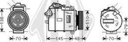 Diederichs DCK1100 - Compresseur, climatisation cwaw.fr