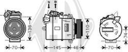 Diederichs DCK1101 - Compresseur, climatisation cwaw.fr