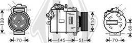 Diederichs DCK1103 - Compresseur, climatisation cwaw.fr