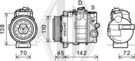 Diederichs DCK1355 - Compresseur, climatisation cwaw.fr