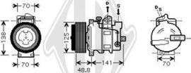 Diederichs DCK1350 - Compresseur, climatisation cwaw.fr