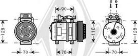 Diederichs DCK1339 - Compresseur, climatisation cwaw.fr