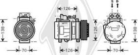 Diederichs DCK1333 - Compresseur, climatisation cwaw.fr