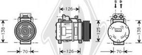 Diederichs DCK1329 - Compresseur, climatisation cwaw.fr