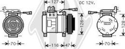 Diederichs DCK1324 - Compresseur, climatisation cwaw.fr