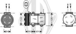 Diederichs DCK1258 - Compresseur, climatisation cwaw.fr