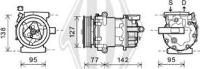 Diederichs DCK1280 - Compresseur, climatisation cwaw.fr