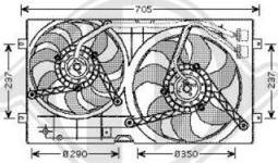 Diederichs DCL1000 - Ventilateur, refroidissement du moteur cwaw.fr