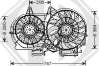 Diederichs DCL1038 - Ventilateur, refroidissement du moteur cwaw.fr