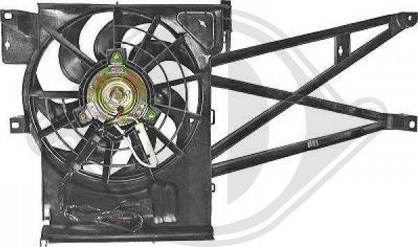 Diederichs DCL1021 - Ventilateur, condenseur de climatisation cwaw.fr