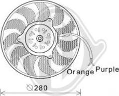 Diederichs DCL1241 - Ventilateur, refroidissement du moteur cwaw.fr