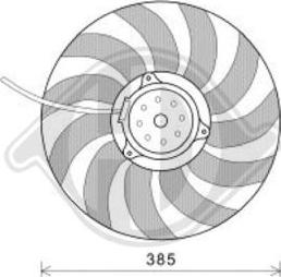 Diederichs DCL1235 - Ventilateur, refroidissement du moteur cwaw.fr