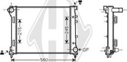 Diederichs DCM1993 - Radiateur, refroidissement du moteur cwaw.fr