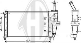 Diederichs DCM1942 - Radiateur, refroidissement du moteur cwaw.fr