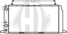 Diederichs DCM1442 - Radiateur, refroidissement du moteur cwaw.fr