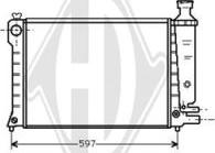 Diederichs DCM1655 - Radiateur, refroidissement du moteur cwaw.fr