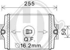 Diederichs DCM1601 - Radiateur, refroidissement du moteur cwaw.fr