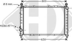 Diederichs DCM1345 - Radiateur, refroidissement du moteur cwaw.fr