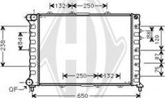 Diederichs DCM1341 - Radiateur, refroidissement du moteur cwaw.fr