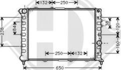 Diederichs DCM1347 - Radiateur, refroidissement du moteur cwaw.fr